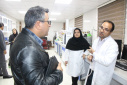 بازدید دکتر زیلابی از آزمایشگاه بهداشت حرفه ای