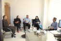 جلسه معاون اجرایی مرکز بهداشت استان مرکزی با پرسنل آزمایشگاه بهداشت حرفه ای