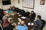 جلسه پدافند غیرعامل و زیر کار گروه بهداشت در حوادث و بلایا،مرکز بهداشت استان مرکزی،۲۱مهرماه
