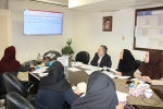 جلسه بررسی ید ادرار در زنان باردار ، مرکز بهداشت استان مرکزی، ۱۳ بهمن ماه