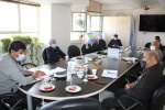 اولین جلسه هماهنگی روز جهانی ایمنی و بهداشت حرفه ای سال ۱۴۰۱، سالن جلسات مرکز بهداشت استان مرکزی، ۱۸ بهمن ماه