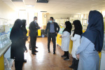 بازدید دکتر امانی سرپرست دانشگاه علوم پزشکی استان مرکزی از معاونت بهداشتی، ۱۲ مهر ماه