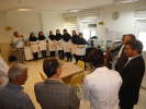 بازدید سرپرست معاونت بهداشتی و تیم همراه از آزمایشگاه مرکزی مرکز بهداشت شهرستان اراک