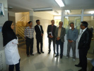 بازدید سرپرست معاونت بهداشتی و تیم همراه از آزمایشگاه سل مرکز بهداشت شهرستان اراک