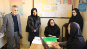 بازدید ناظر وزارت بهداشت در پویش ملی سلامت از خانه بهداشت مالک آباد
