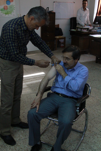 واکسیناسیون توام و هپاتیت B، مرکز بهداشت استان ، ۲۹ مرداد ماه
