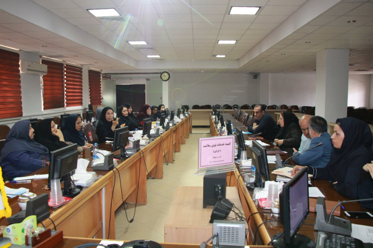 جلسه تکمیلی کمیته خدمات نوین سلامت ( ایراپن)، سالن جلسات مرکز بهداشت استان ، ۱۲ دی ماه