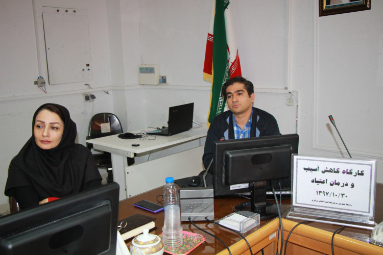 برگزاری کارگاه کاهش آسیب و درمان اعتیاد، سالن جلسات مرکز بهداشت استان مرکزی ، ۳۰ دی ماه