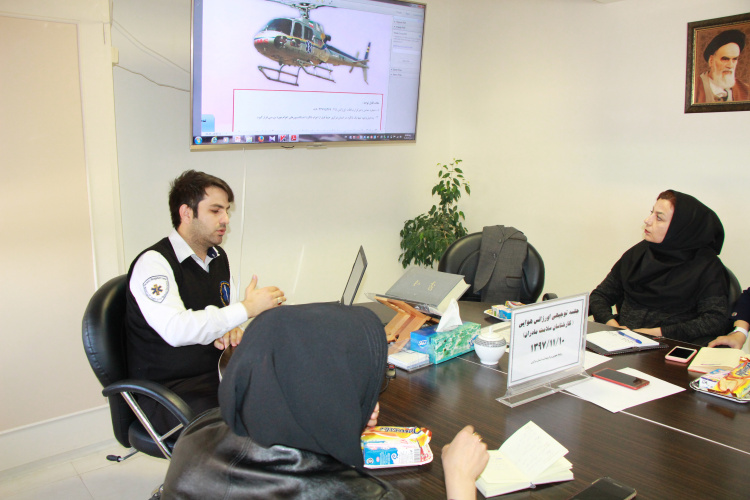 برگزاری جلسه توجیهی اورژانس هوایی ( کارشناسان سلامت مادران)، مرکز بهداشت استان مرکزی، ۱۰ بهمن ماه