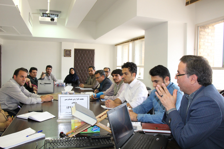 جلسه گزارش حسابرسی داخلی ، سالن جلسات مرکز بهداشت استان مرکزی، ۱۸ اردیبهشت ماه