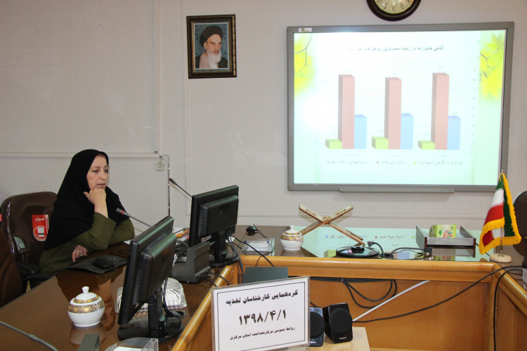 جلسه کارشناسان تغذیه ، سالن جلسات مرکز بهداشت استان مرکزی، ۱ تیر ماه
