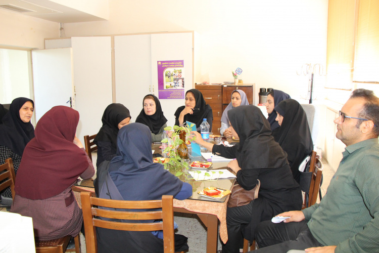 جلسه کارشناسان آموزش سلامت ، مرکز بهداشت استان مرکزی، ۹ مرداد ماه