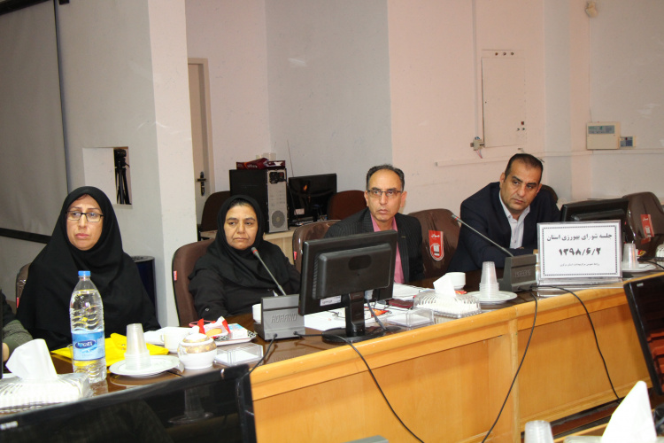 جلسه شورای بهورزی، سالن جلسات مرکز بهداشت استان مرکزی، ۲ شهریور ماه