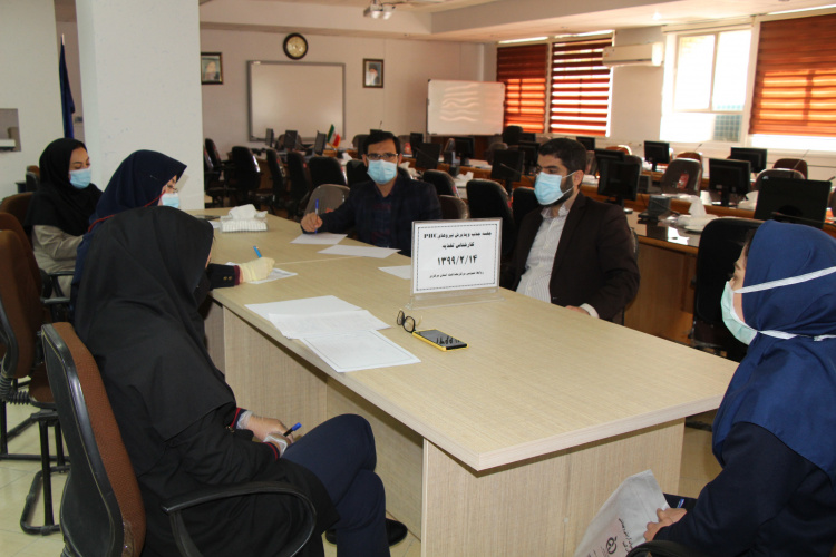 جلسه جذب و پذیرش PHC نیروهای کارشناس تغذیه ، سالن جلسات مرکز بهداشت استان مرکزی، ۱۴ اردیبهشت ماه