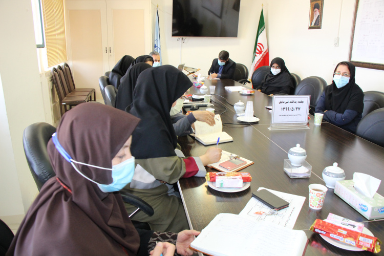 جلسه پدافند غیرعامل، سالن جلسات مرکز بهداشت استان مرکزی، ۲۷ مرداد ماه