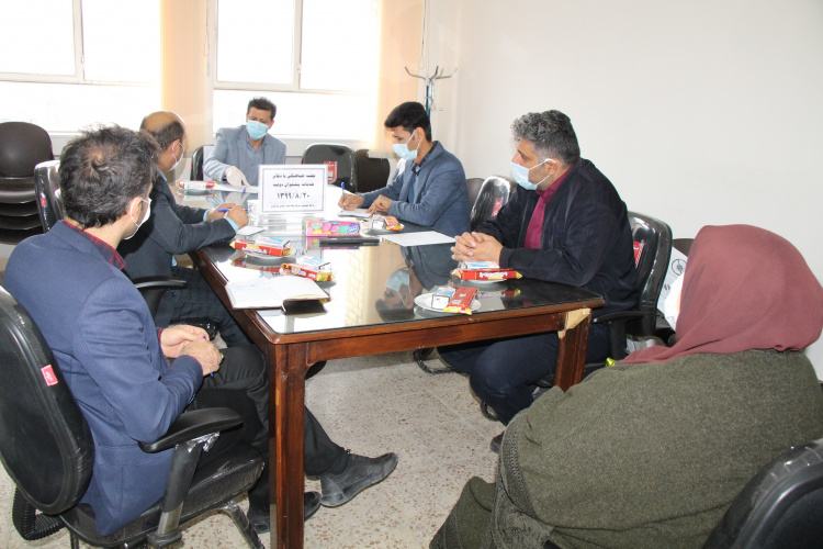 جلسه هماهنگی با دفاتر خدمات پیشخوان دولت، سالن جلسات مرکز بهداشت استان مرکزی، ۲۰ آبان ماه