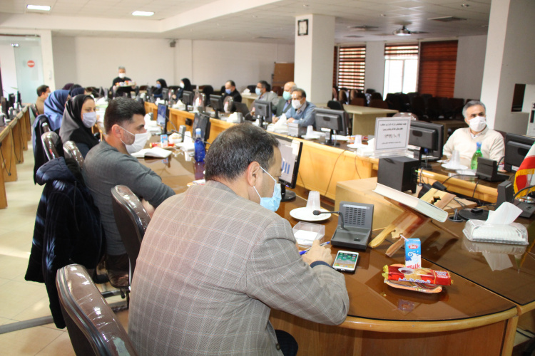 جلسه هماهنگی و ارائه گزارش عملکرد شهرستان ها(کرونا ویروس)، سالن جلسات مرکز بهداشت استان مرکزی، ۹ دی ماه