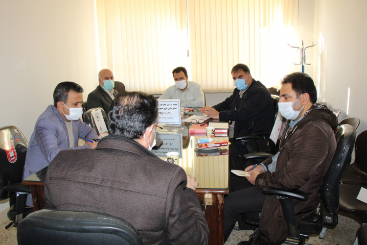 جلسه بررسی چگونگی هزینه کرد منابع مالی طرح شهید سلیمانی، سالن جلسات مرکز بهداشت استان مرکزی، ۳۰ دی ماه