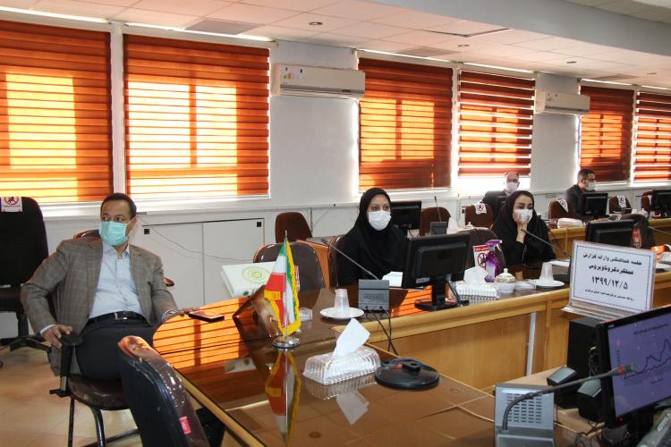 جلسه هماهنگی و ارائه گزارش عملکرد کرونا ویروس، سالن جلسات مرکز بهداشت استان مرکزی، ۵ اسفند ماه