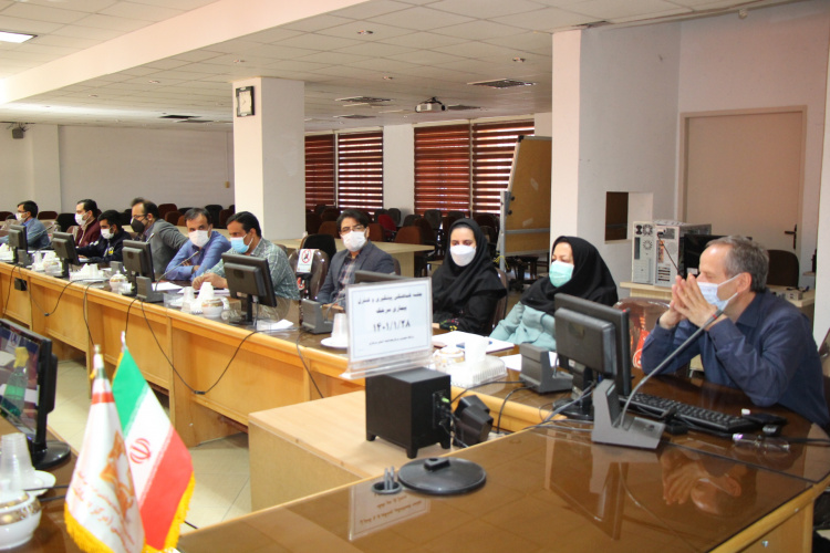 جلسه هماهنگی پیشگیری و کنترل بیماری سرخک، سالن جلسات مرکز بهداشت استان مرکزی، ۲۸ فروردین ماه