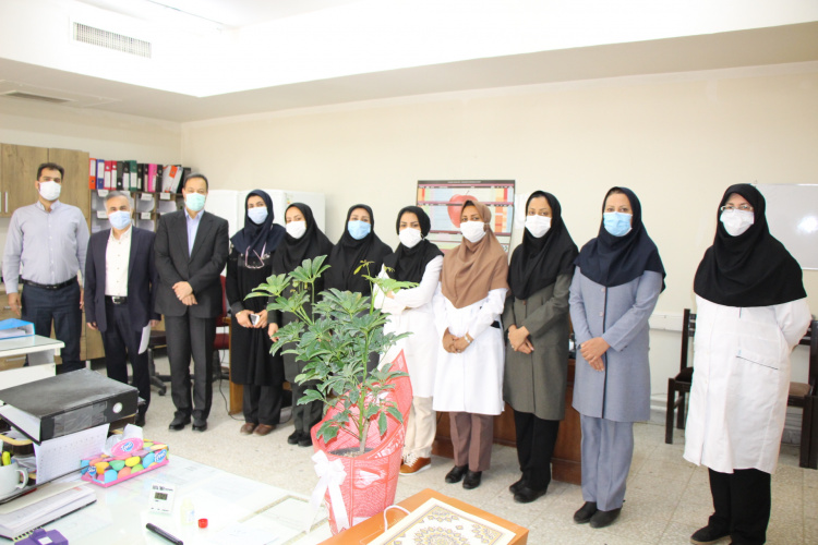 مراسم تبریک روز آزمایشگاه ، مرکز بهداشت استان مرکزی، ۳۰ فروردین ماه