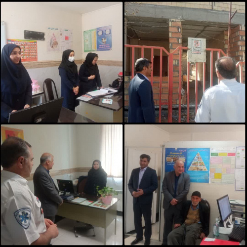 ازدید نوروزی از مراکز بهداشتی شهرستان اراک