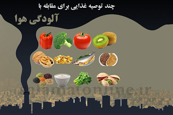 در روزهای آلوده چه بخوریم و چگونه از خودمان محافظت کنیم