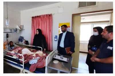 بازدید مدیر درمان دانشگاه علوم‌پزشکی اراک از بیمارستان امام خمینی شهرستان محلات