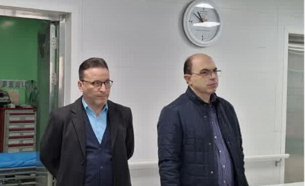 بازدید معاون درمان دانشگاه از بیمارستان سینا رضایی آشتیانی