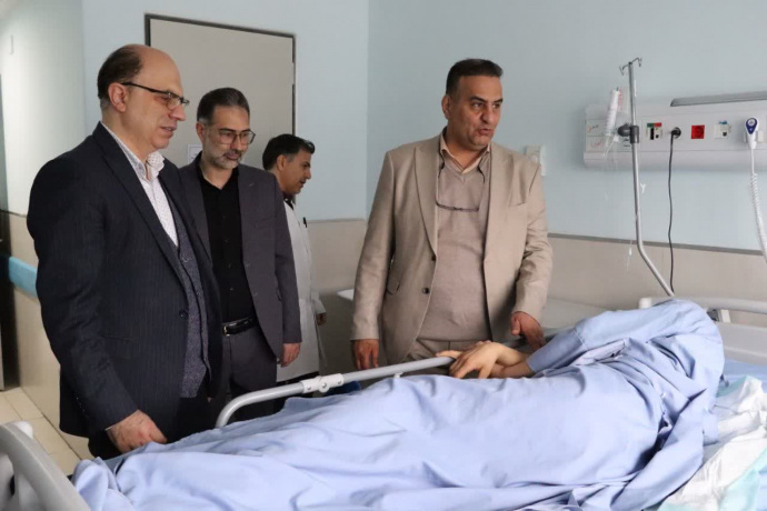 بازدید معاون درمان از مرکز آموزشی درمانی حضرت ولیعصر(عج)