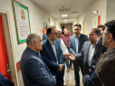 بازدید دکتر نادرقلی ابراهیمی و دکتر سید محمد جمالیان از بیمارستان مهر خنداب
