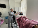 رئیس دانشگاه علوم پزشکی اراک روند خدمت رسانی در بیمارستان سینا رضایی آشتیانی را بررسی کرد