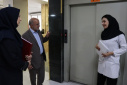 بازدید مسئول ستاد نوروزی دانشگاه علوم پزشکی اراک از بیمارستان آیت‌الله خوانساری در روز طبیعت