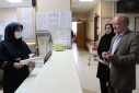 بازدید مسئول ستاد نوروزی دانشگاه علوم پزشکی اراک از بیمارستان آیت‌الله خوانساری در روز طبیعت