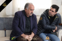 دیدار رییس دانشگاه علوم پزشکی استان مرکزی با خانواده شهیده پرستار عاطفه سهرابی در خمین