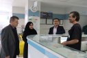 بازدید جانشین رئیس دانشگاه علوم پزشکی اراک در ستاد نوروزی از بیمارستان تامین اجتماعی شازند