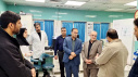 بازدید مسئول ستاد نوروزی دانشگاه علوم پزشکی اراک از بیمارستان امام علی(ع) کمیجان