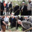برگزاری آیین کاشت نهال به یاد شهدای جنگ رمضان در بیمارستان آیت الله خوانساری