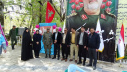 ادای احترام مسئولان و کارکنان دانشگاه علوم پزشکی به شهید سپهبد حاج محمد پاکپور