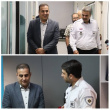حضور رئیس دانشگاه علوم پزشکی اراک در جمع کارکنان اورژانس ۱۱۵ به مناسبت روز اورژانس