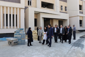 تجلی مشارکت خیرین در توسعه زیرساخت‌های سلامت؛ بازدید از فازهای ۴ و ۵ بیمارستان آیت‌الله خوانساری