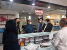بازدید دکتر امانی سرپرست دانشگاه علوم پزشکی اراک از بیمارستان امام خمینی (ره) تامین اجتماعی اراک