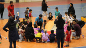 برگزاری کارگاه بازی برای کودکان در حاشیه همایش جوانی جمعیت و فرزندآوری