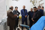 بازدید مسئولین از خدمات دندانپزشکی ارائه شده توسط گروه جهادی در روستای کودزر فراهان