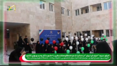 اجرای سرود &quot;فرزندان ایران&quot; در حمایت از مردم مظلوم فلسطین در افتتاحیه سرای دانشجویی دخترانه ریحانه