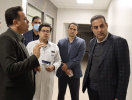 بازدید رئیس دانشگاه علوم پزشکی اراک از بخش‌های مختلف مجتمع بیمارستانی امیرالمؤمنین(ع)