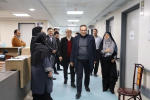 بازدید رئیس دانشگاه علوم پزشکی اراک از محل برگزاری ارزیابی تکمیلی آزمون استخدام پیمانی ۱۴۰۴