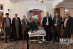 دیدار مسئولان دانشگاه علوم پزشکی اراک با پدر شهید والامقام حمید مظاهری