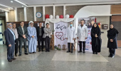 تجلیل از پرستاران بیمارستان امیرالمؤمنین(ع) به مناسبت روز پرستار