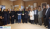 تجلیل از پرستاران مرکز آموزشی درمانی حضرت ولیعصر(عج) به مناسبت روز پرستار
